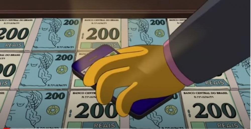 (Veja o vídeo) INCRÍVEL: Série “Os Simpsons” “previu” a cédula de R$ 200,00