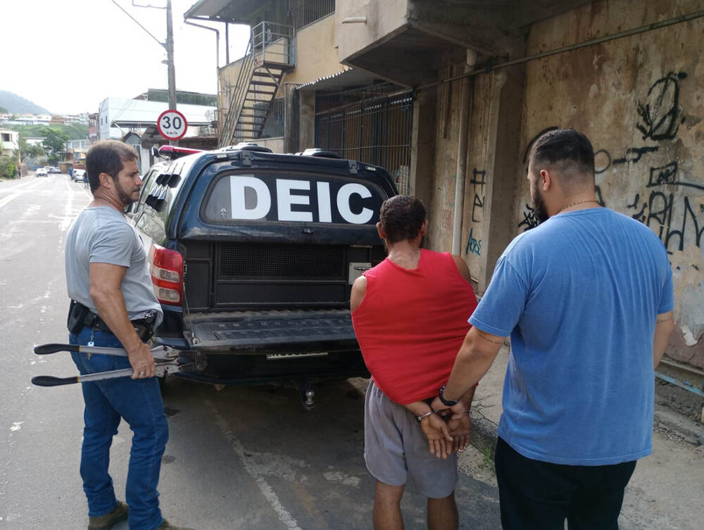 Detido em Cachoeiro o ‘Nóia da Faca”