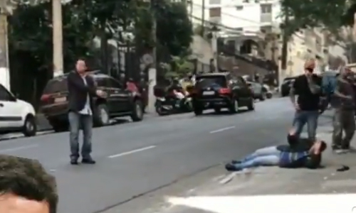(Vídeo) A atuação heroica de Fábio Wajngarten: Reage a assalto e rende o bandido