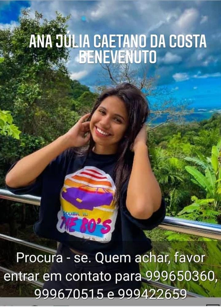 Mãe pede ajuda para encontrar filha desaparecida.
