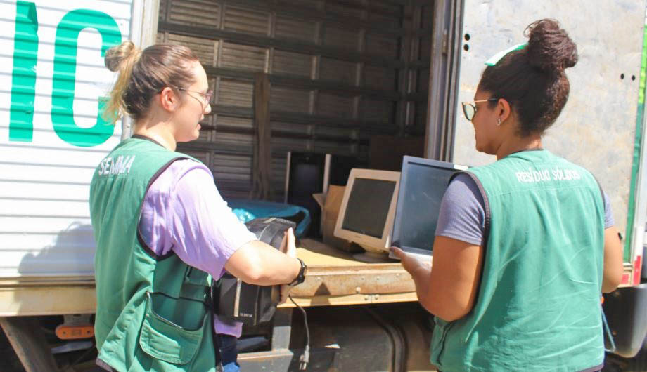 Duas toneladas de lixo eletrônico recolhidos em 4 dias