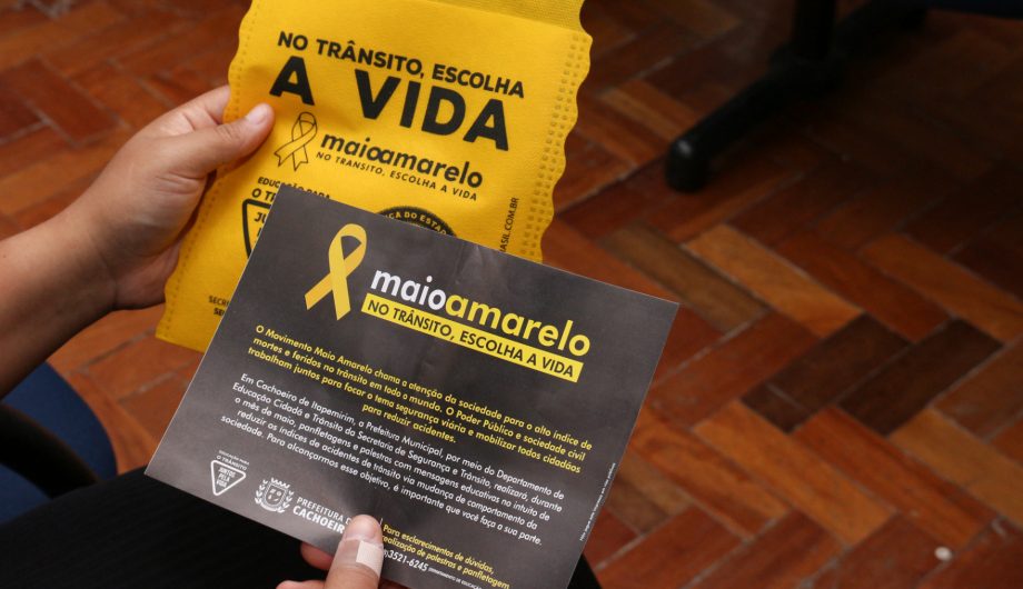 Trânsito seguro: campanha Maio Amarelo é aberta em Cachoeiro