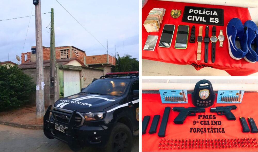 Presos suspeitos de invadir fazenda e render caseiros