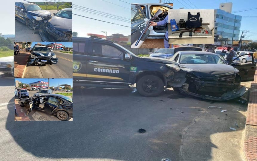 Assaltantes são presos após perseguição na saída de Itaoca x Marataízes/ES
