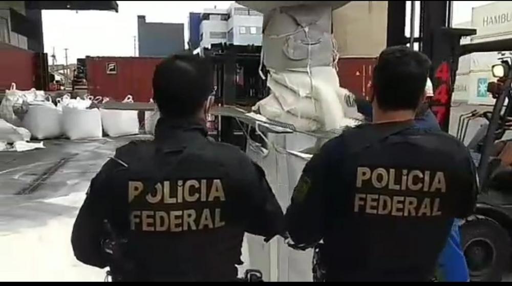 PF APREENDE QUASE 1 TONELADA DE COCAÍNA NO PORTO DE PARANAGUÁ EM SACOS DE AÇÚCAR, VEJA VÍDEO