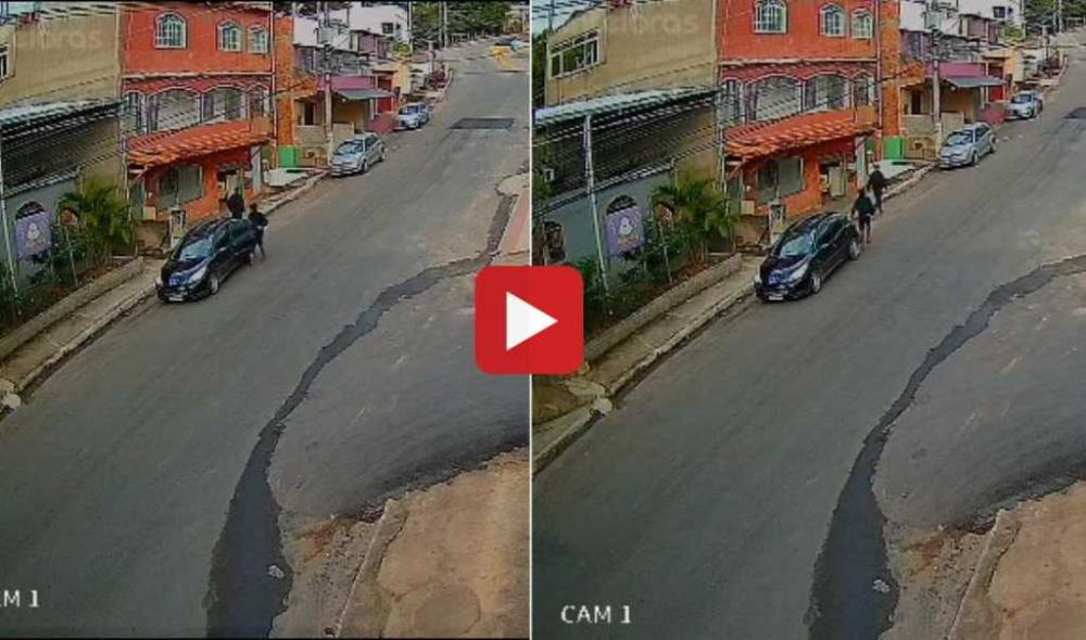 Bandidos roubam carro e são presos três horas depois