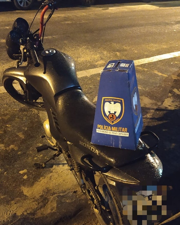 PM recupera uma motocicleta furtada em Itapemirim/ES