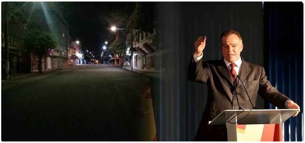 O vice-prefeito de Cachoeiro de Itapemirim Jonas Nogueira, em sua rede social, chamou o Governador de Ditador, depois dessa proposta de Matriz de Risco.