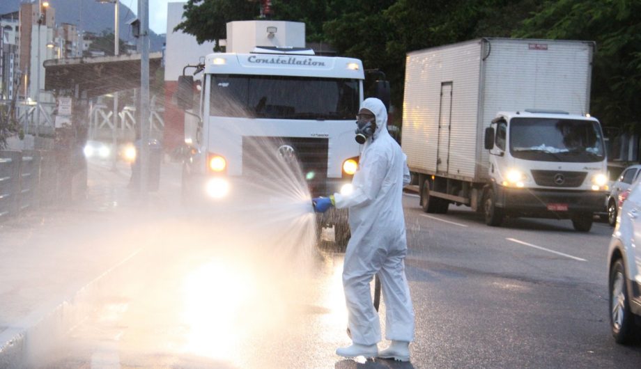Limpeza anticoronavírus começa por distritos nesta semana