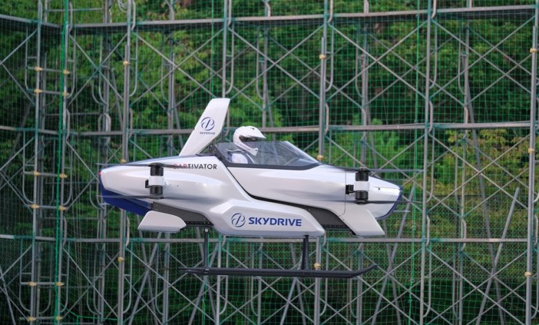 Japão testa carro voador