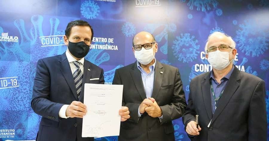 Doria anuncia parceria com a China para produção de vacina