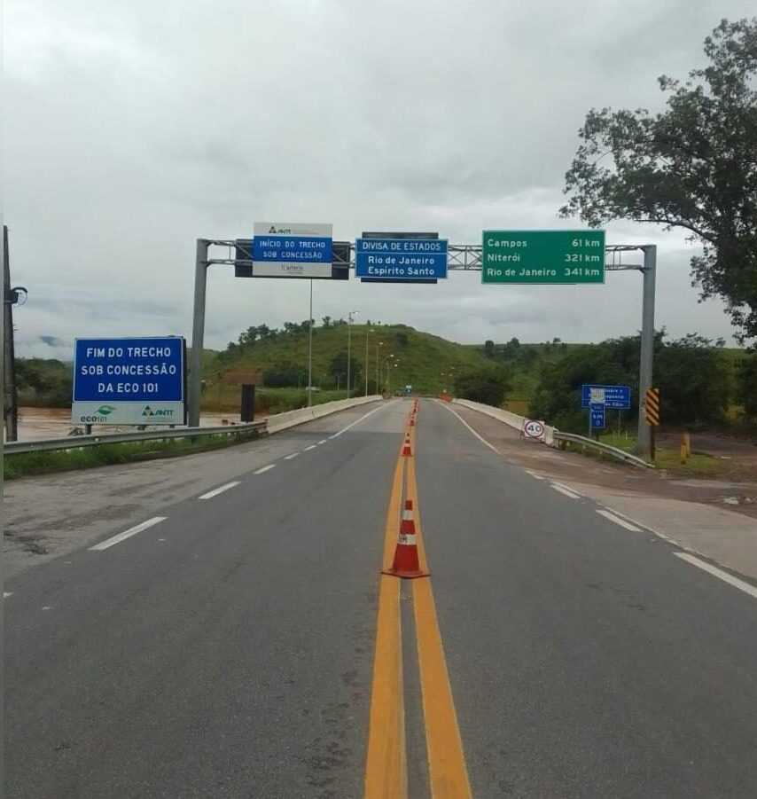 Nível do rio Itabapoana sobe