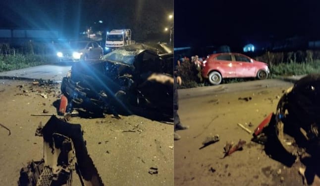 (Vídeo) Mulher morre em acidente de trânsito em Cachoeiro