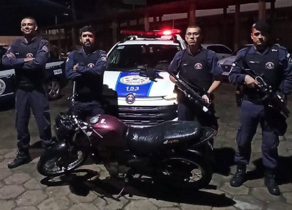 Guarda Municipal de Anchieta recupera moto