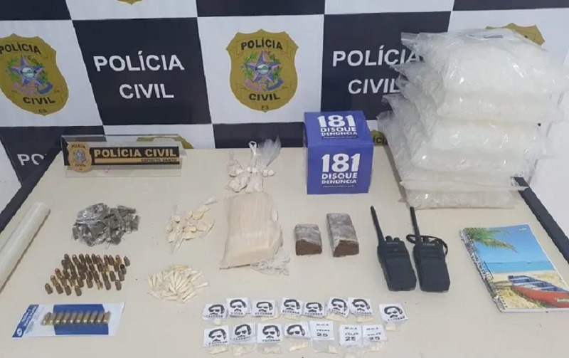 Polícia Civil faz operação contra o tráfico em Cachoeiro