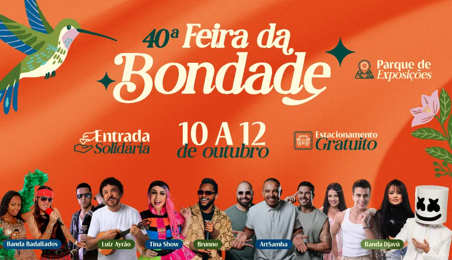 Feira da Bondade celebra 40 anos com programação diversificada e ações solidárias em Cachoeiro