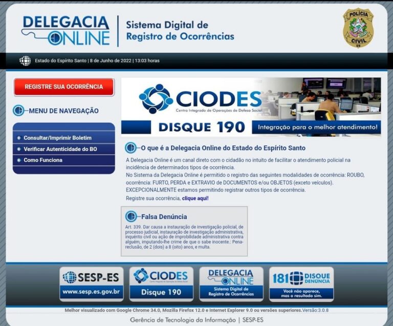 Agora, registro de acidentes sem vítima e perda de documento só pela internet