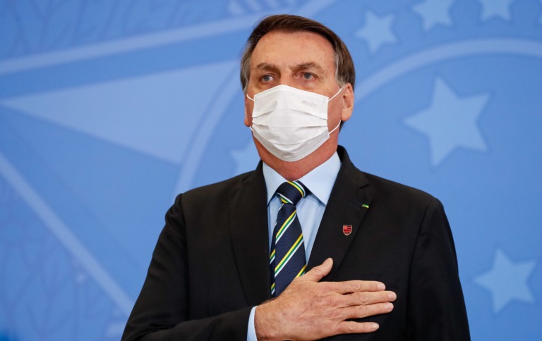Justiça obriga Bolsonaro a utilizar máscara em público