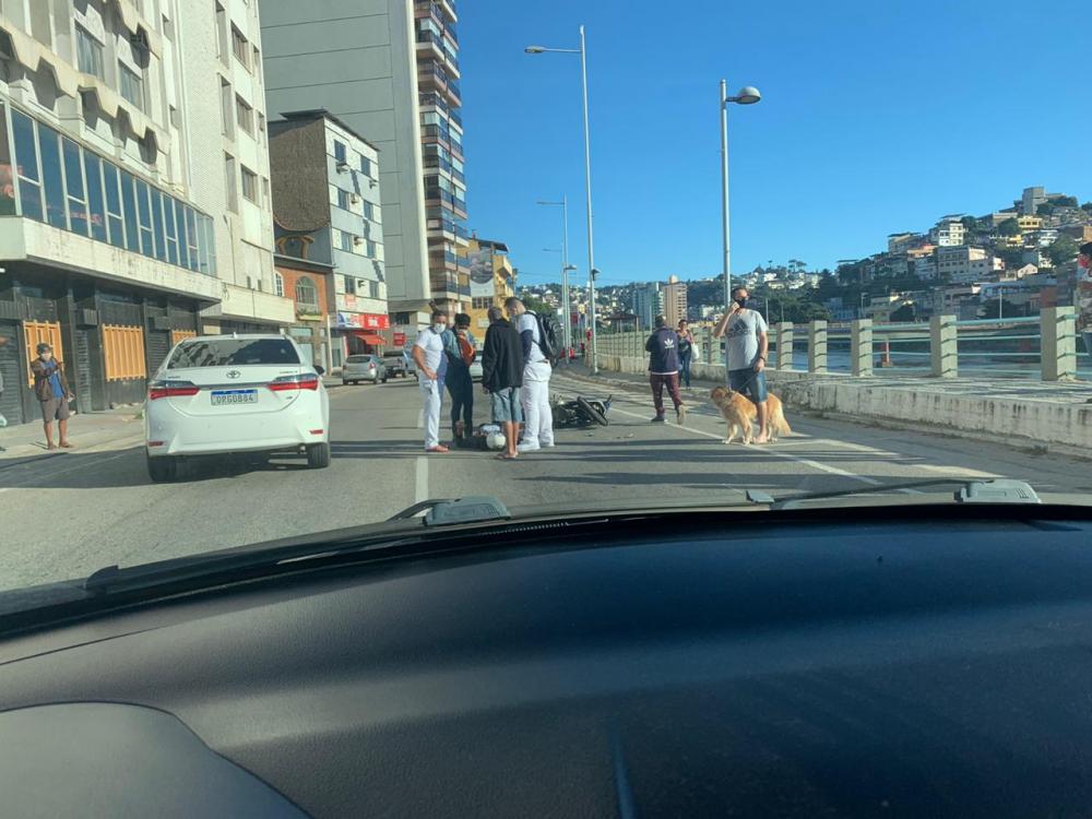 Acidente na Avenida Beira Rio