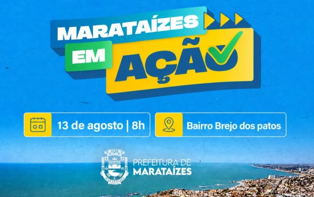 Mutirão de Serviços Marataízes em Ação chega a Brejo dos Pato
