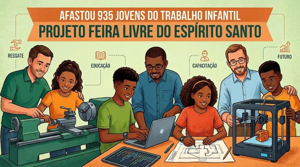 Projeto capixaba retira mais de 900 crianças e jovens do trabalho infantil no Espírito Santo
