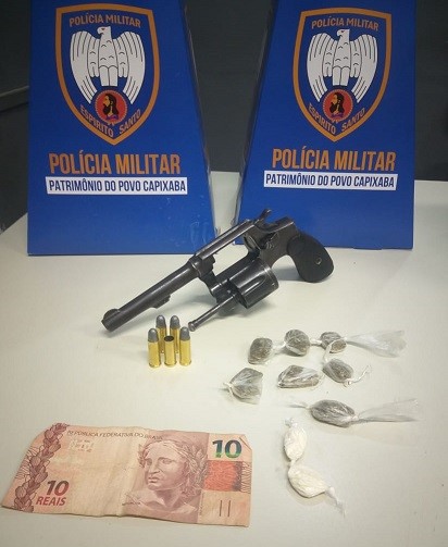 PM apreende arma de fogo em Cachoeiro de Itapemirim