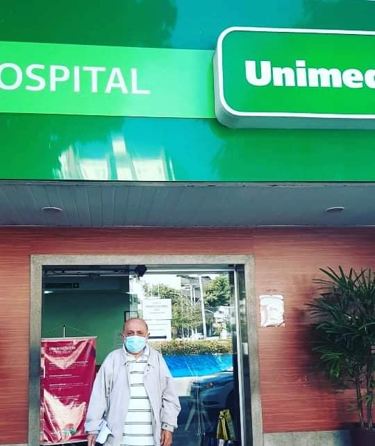 (Veja o Vídeo)“Acabei de deixar o Hospital Unimed”, diz Dr. Adail agradecendo a equipe do Hospital após ficar internado por covid-19