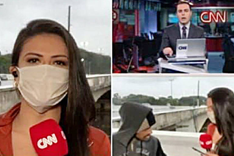 Polícia prende suspeito de assaltar repórter ao vivo