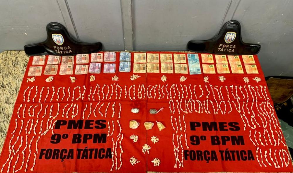  Polícia Militar prende cinco suspeitos com quase mil pedras de crack em Cachoeiro