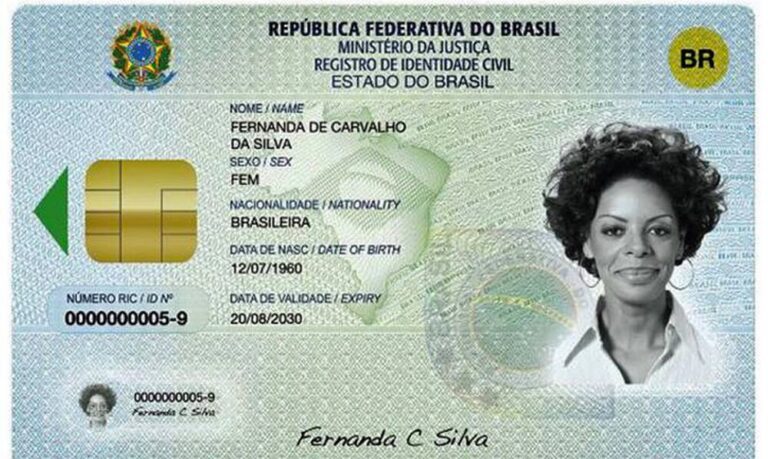 Novas carteiras de identidade