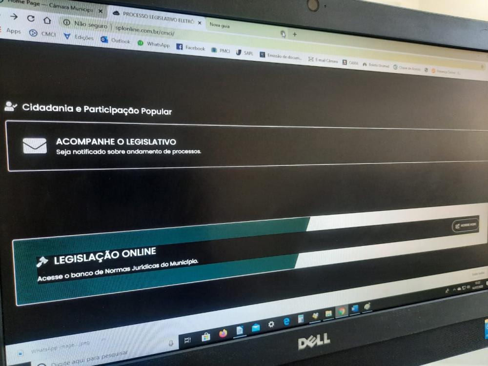 Site da Câmara permite acompanhamento automático dos projetos 