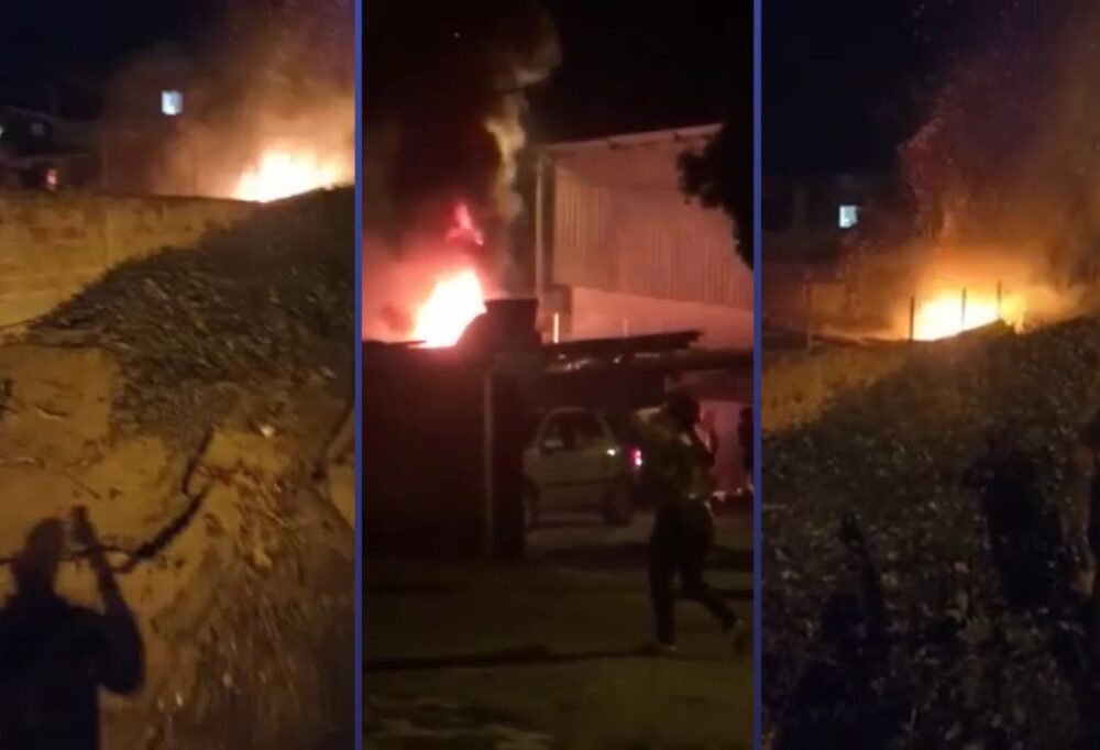 Carro cai de barranco em Cachoeiro